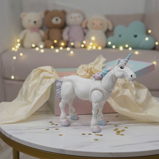Unicorn Articulated Flexi Mythical Animal
