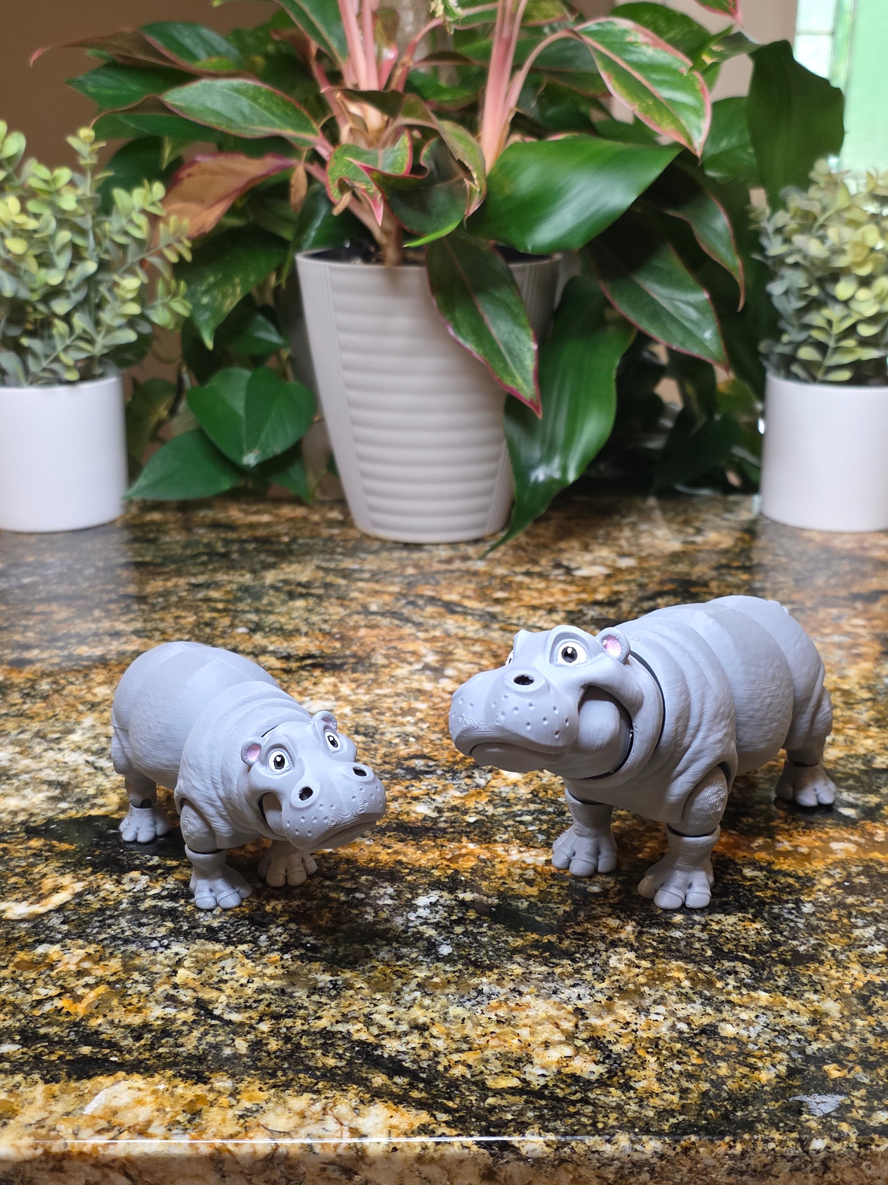Hippo Flexi - Articulated Flexi Zoo Animal Toy
