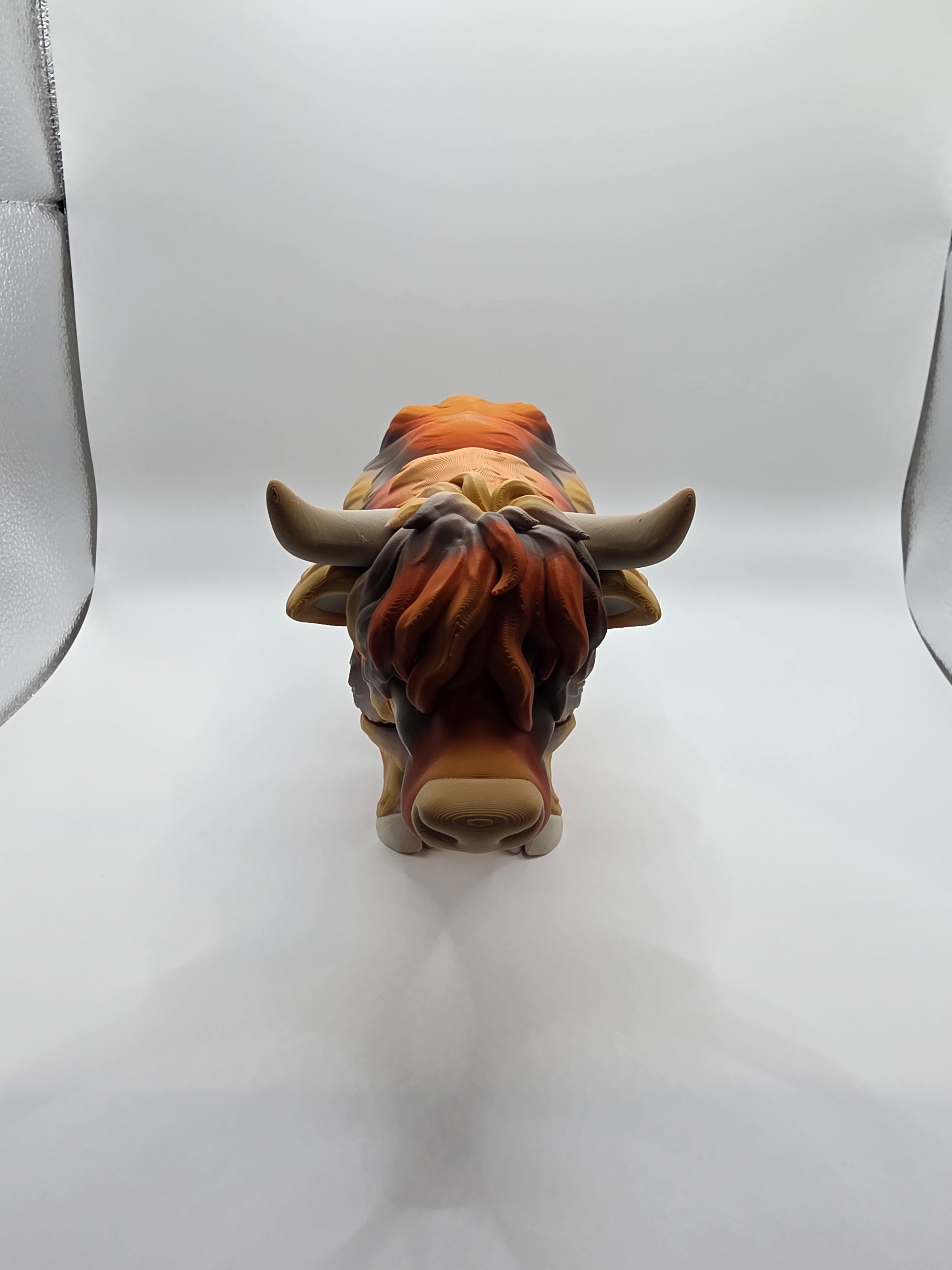 Highland Cow Articulated Flexi Farm Animal