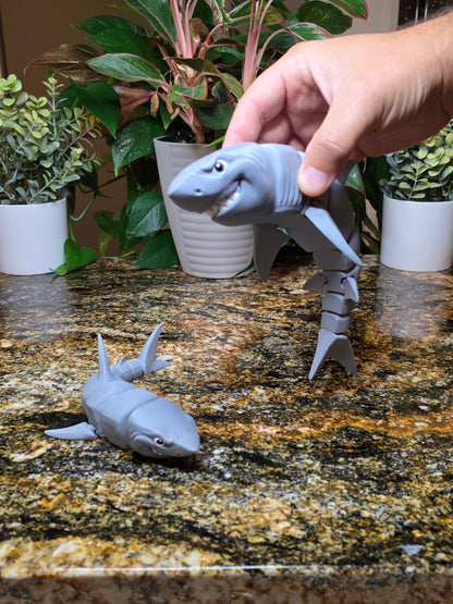 Great White Shark - Articulated Flexi Sea Animal