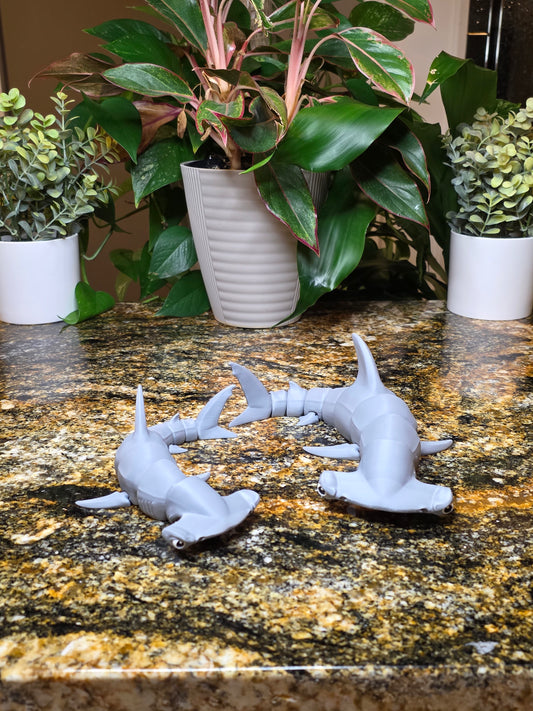 Hammerhead Sharks - Articulated Flexi Sea Animal