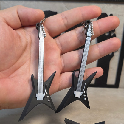 Electric Guitar Keychain