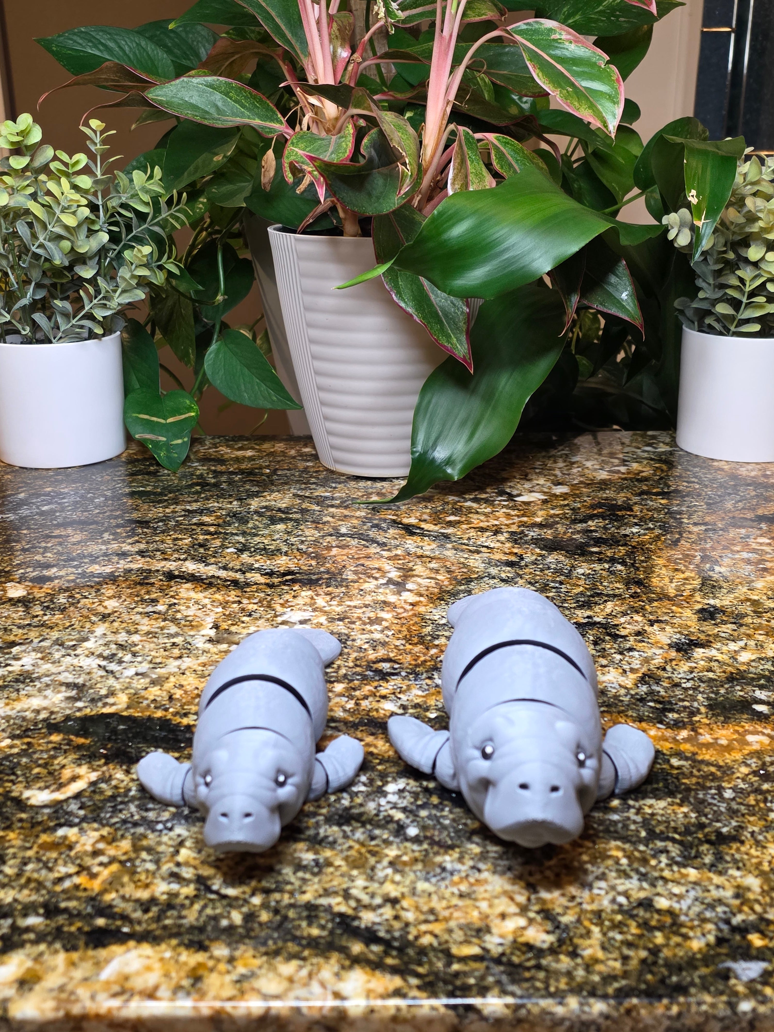 Manatees Articulated Flexi Sea Animal