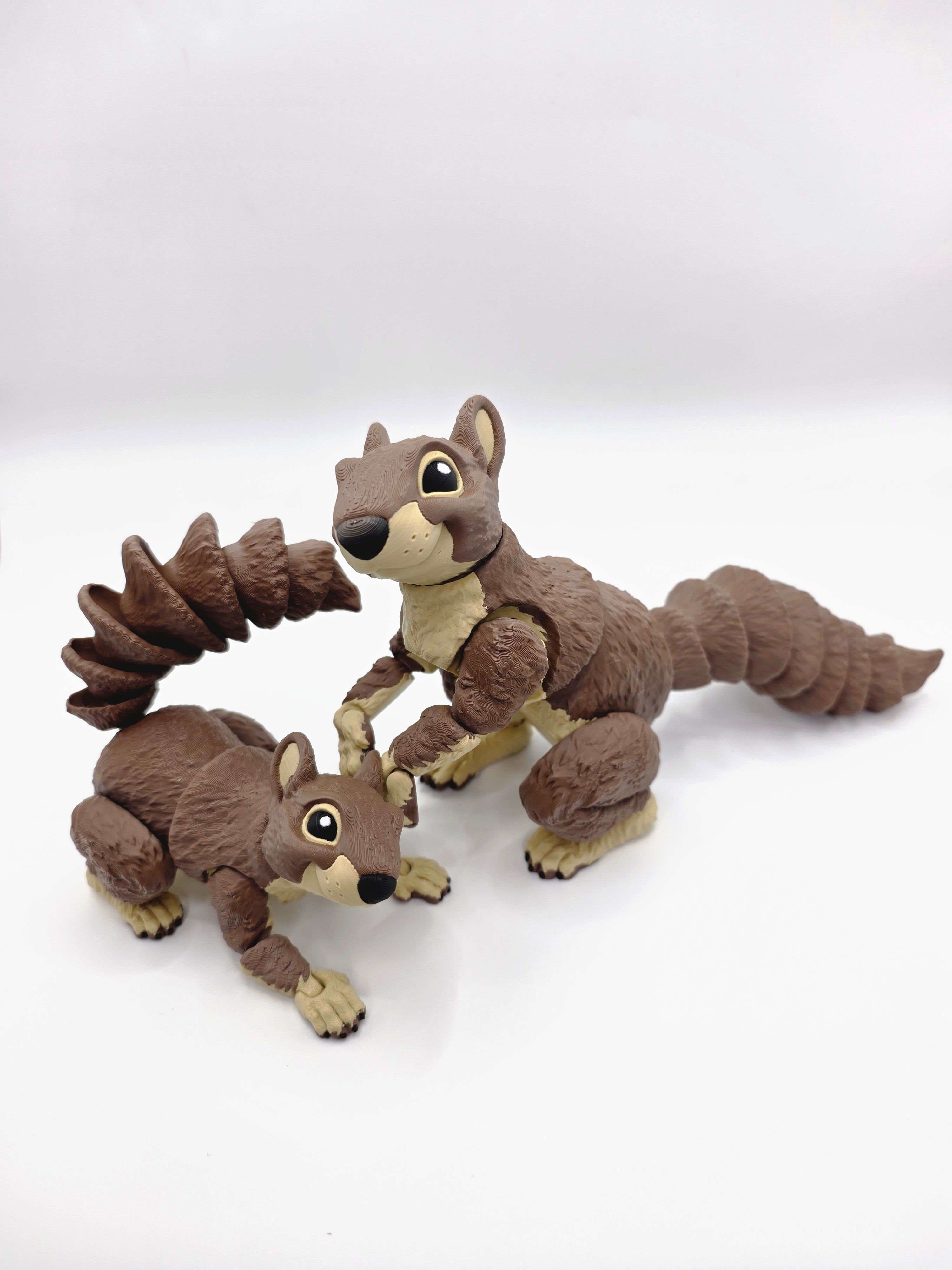 Squirrel - Articulated Flexi Woodline Animal