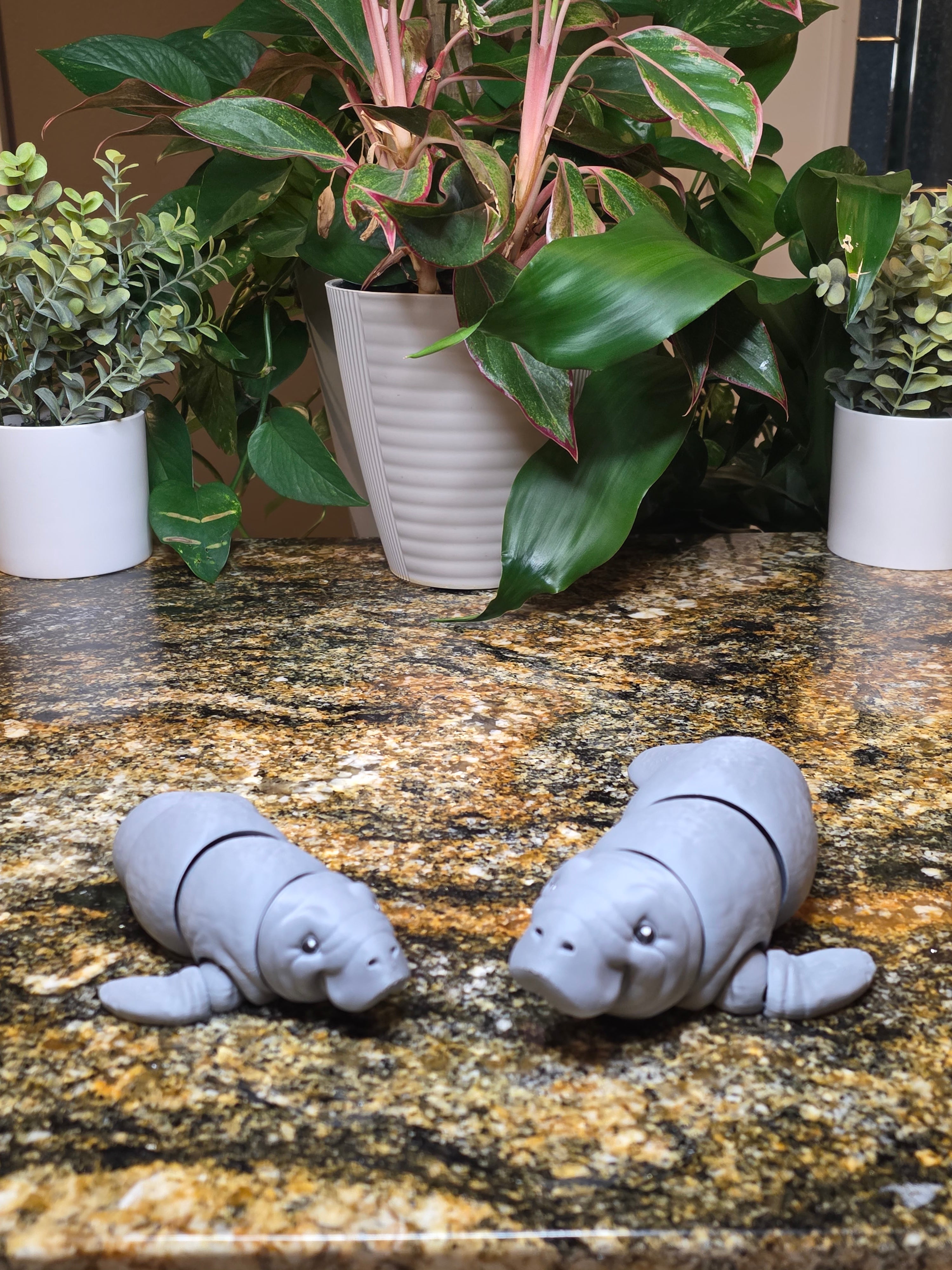 Manatees Articulated Flexi Sea Animal