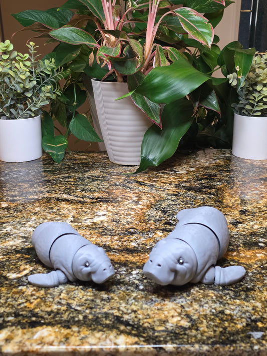 Manatees Articulated Flexi Sea Animal