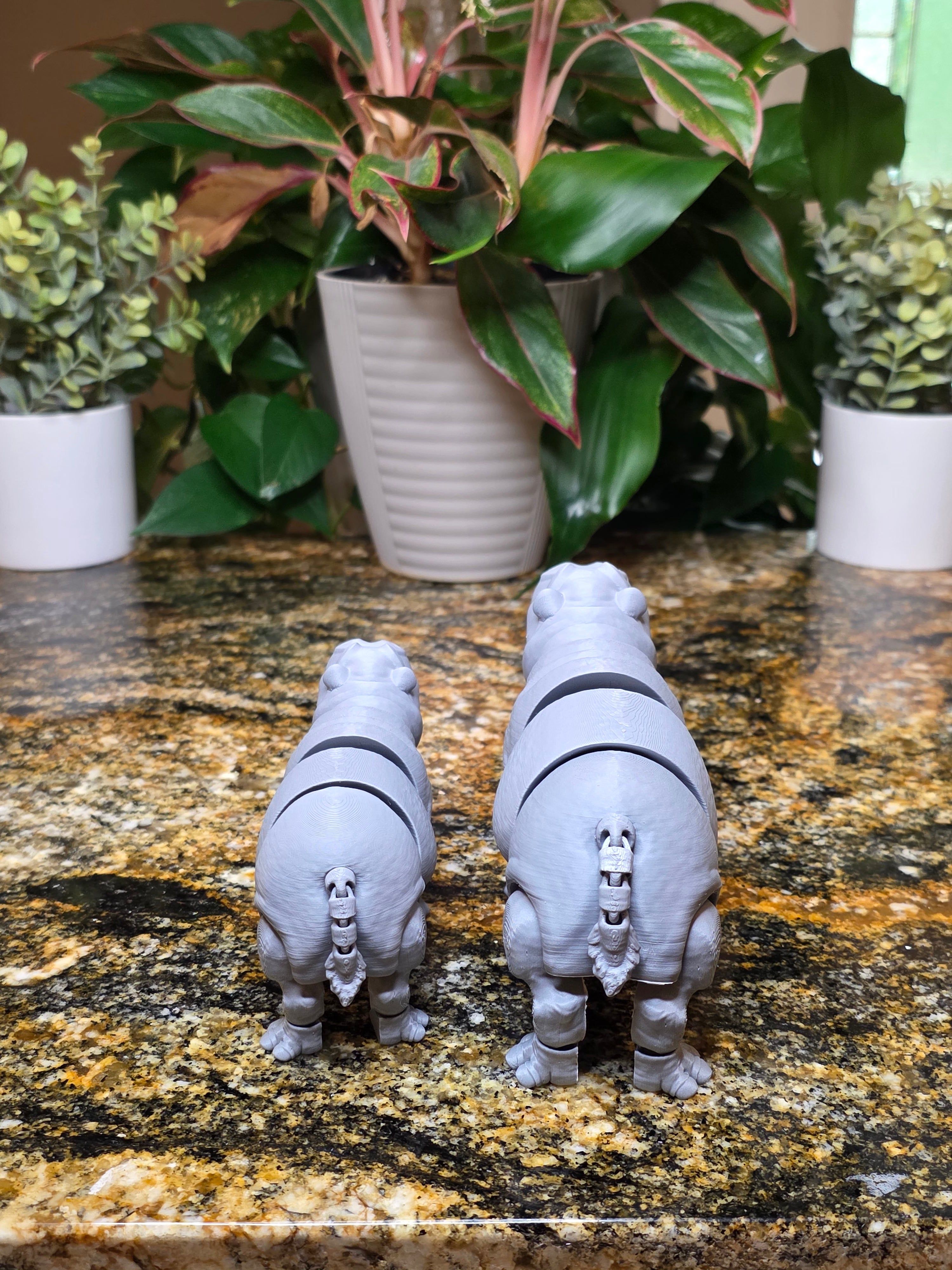 Hippo Flexi - Articulated Flexi Zoo Animal Toy