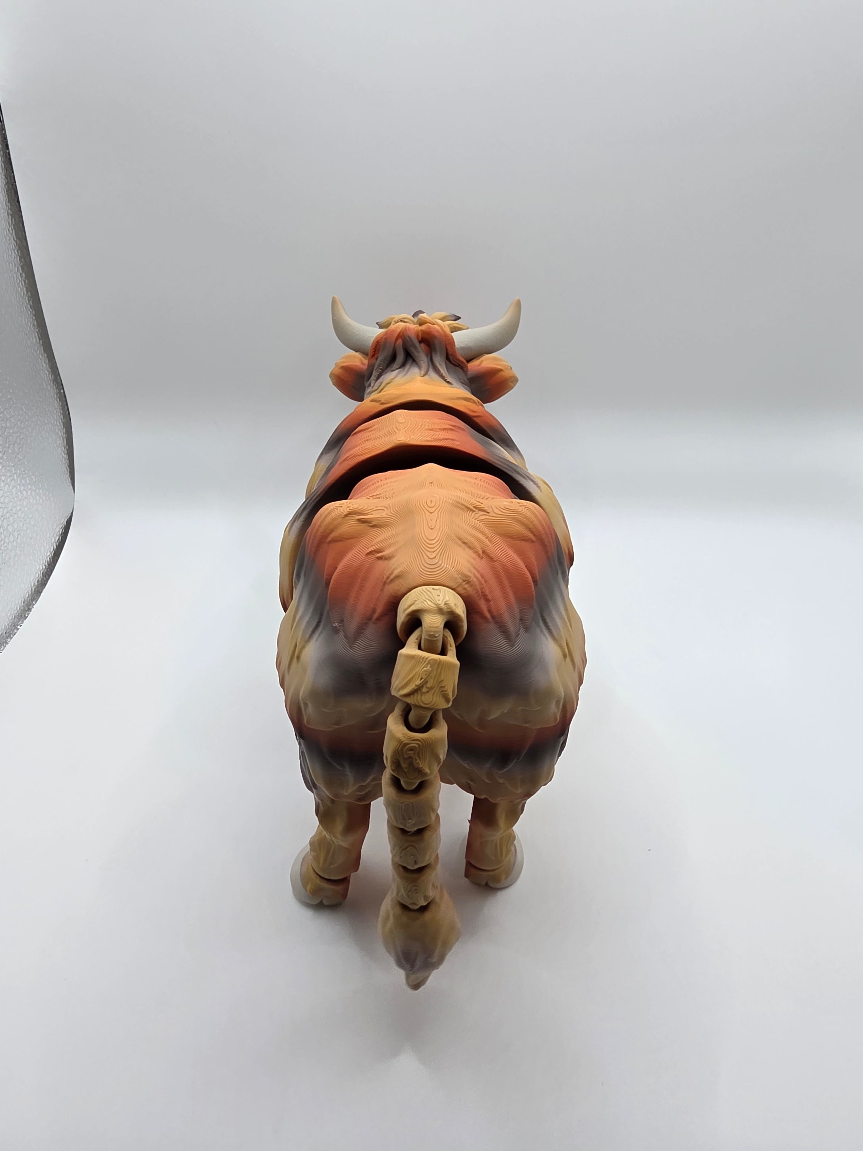 Highland Cow Articulated Flexi Farm Animal