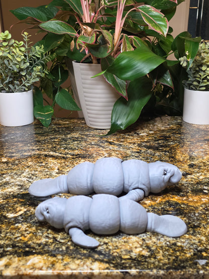 Manatees Articulated Flexi Sea Animal