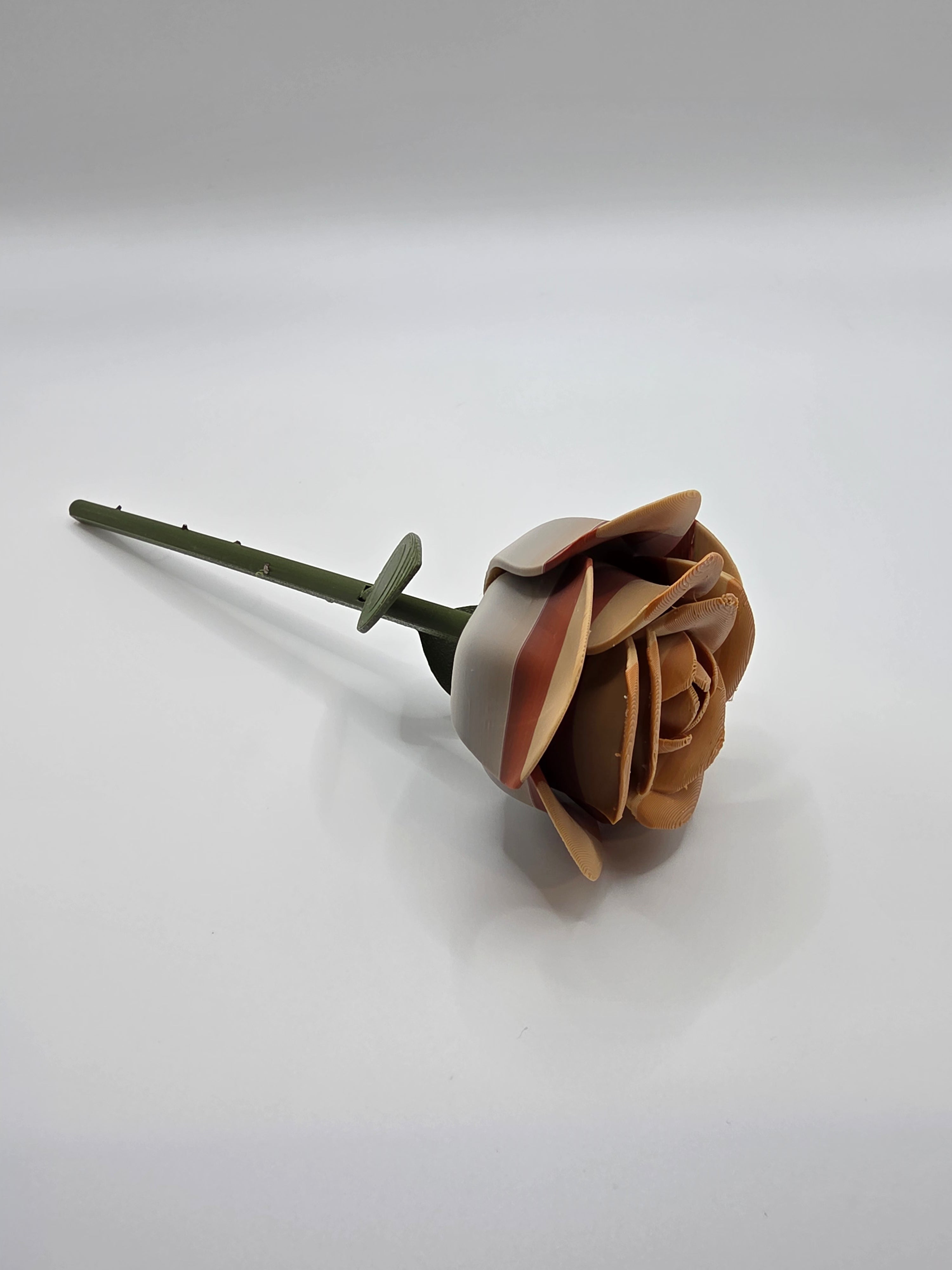 3D Printed Rose - A Flush Object, Multi Colors