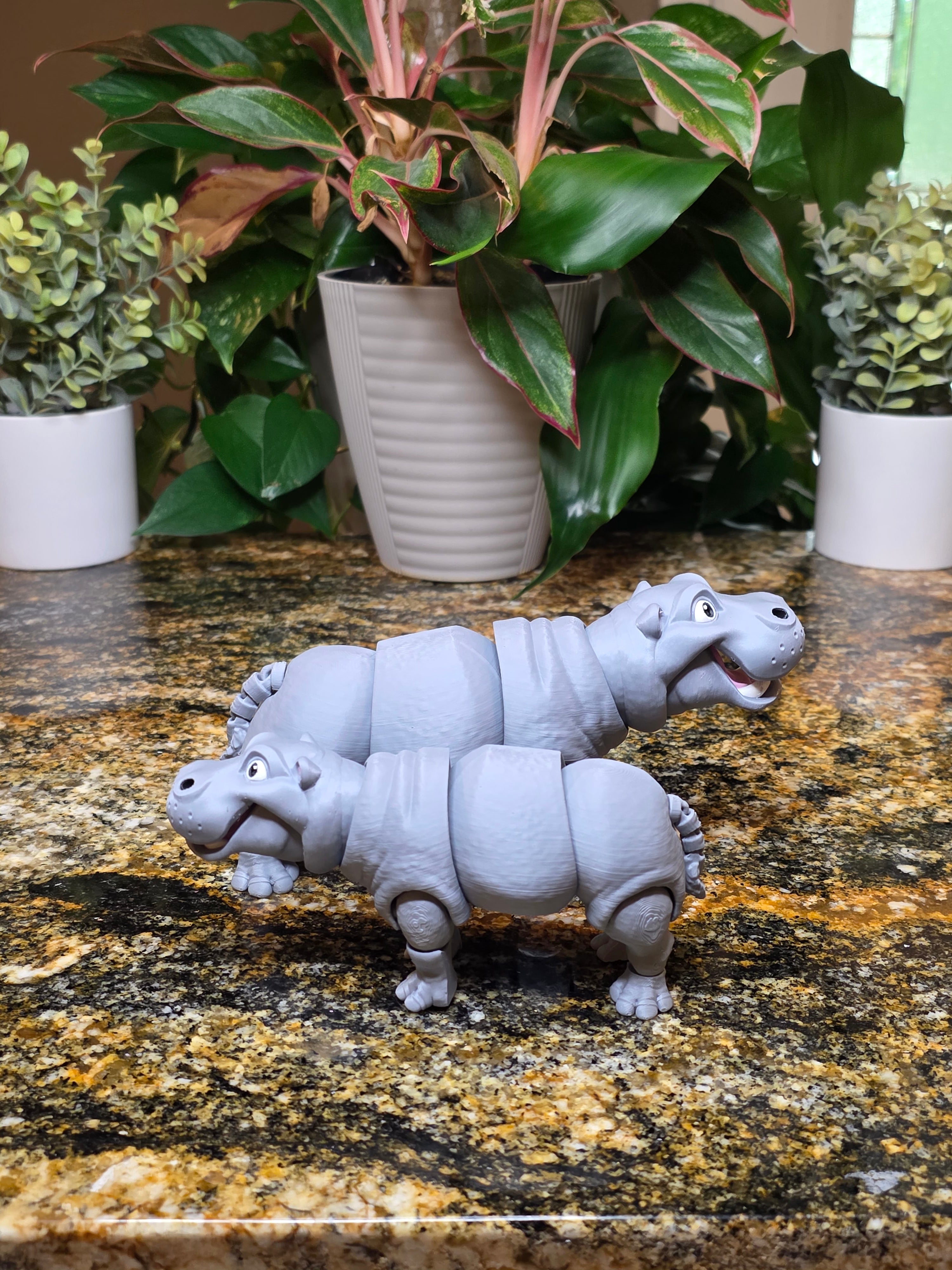 Hippo Flexi - Articulated Flexi Zoo Animal Toy