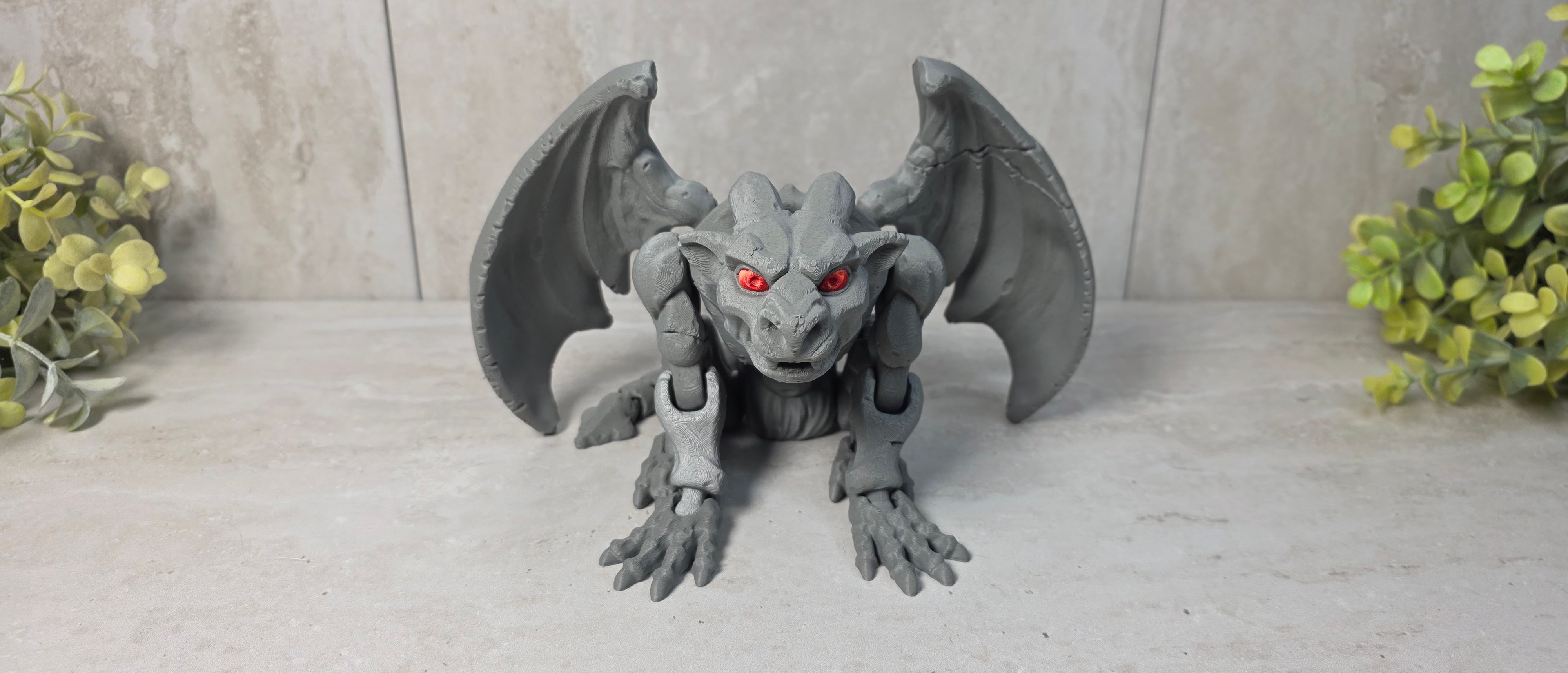 Gargoyle Statue - 3D Printed - Articulated