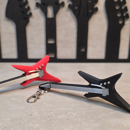 Electric Guitar Keychain