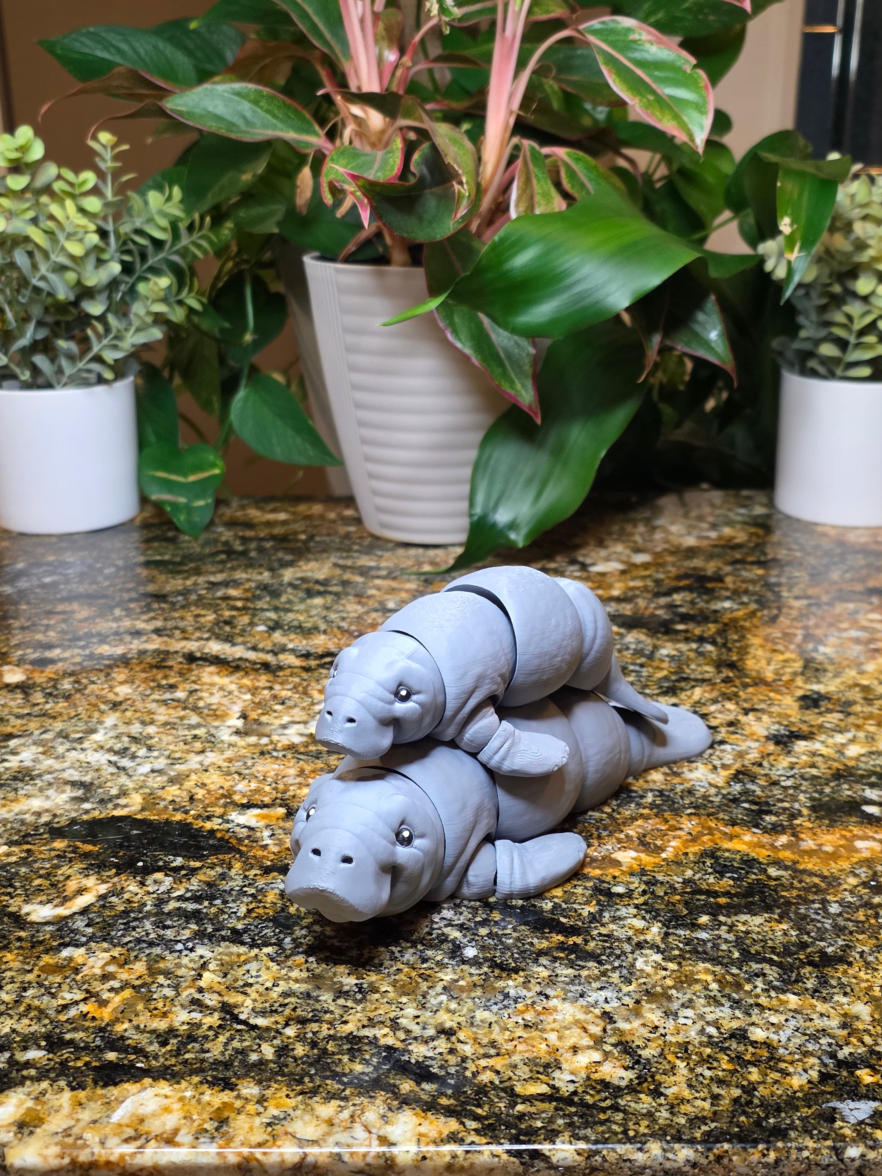 Manatees Articulated Flexi Sea Animal