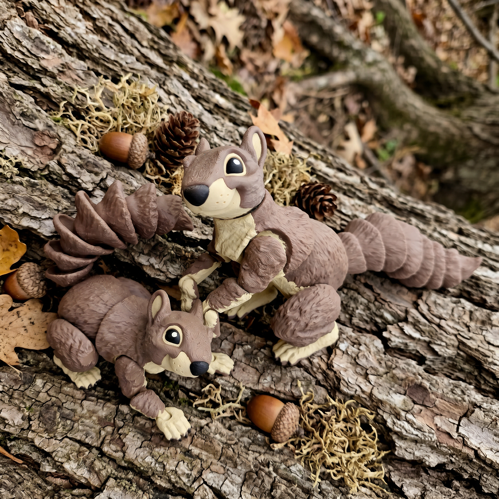 Squirrel - Articulated Flexi Woodline Animal